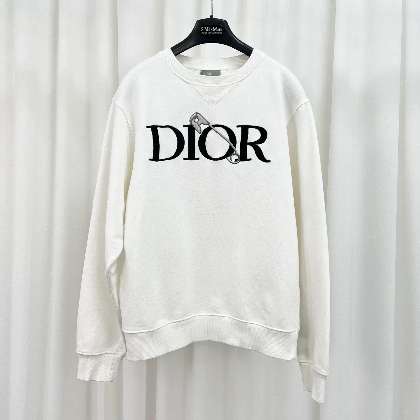 Dior Dior Embroidered Letter Sweatshirt Size US S / EU 44-46 / 1 - 1 Thumbnail