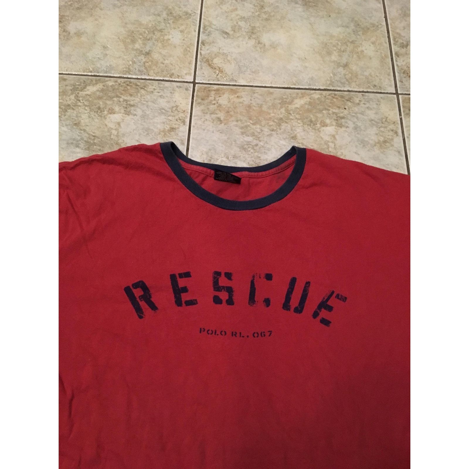 Polo Ralph Lauren Vintage polo Ralph Lauren rescue T shirt size 2 XL 1990s 80s Size US XXL / EU 58 / 5 - 2 Thumbnail