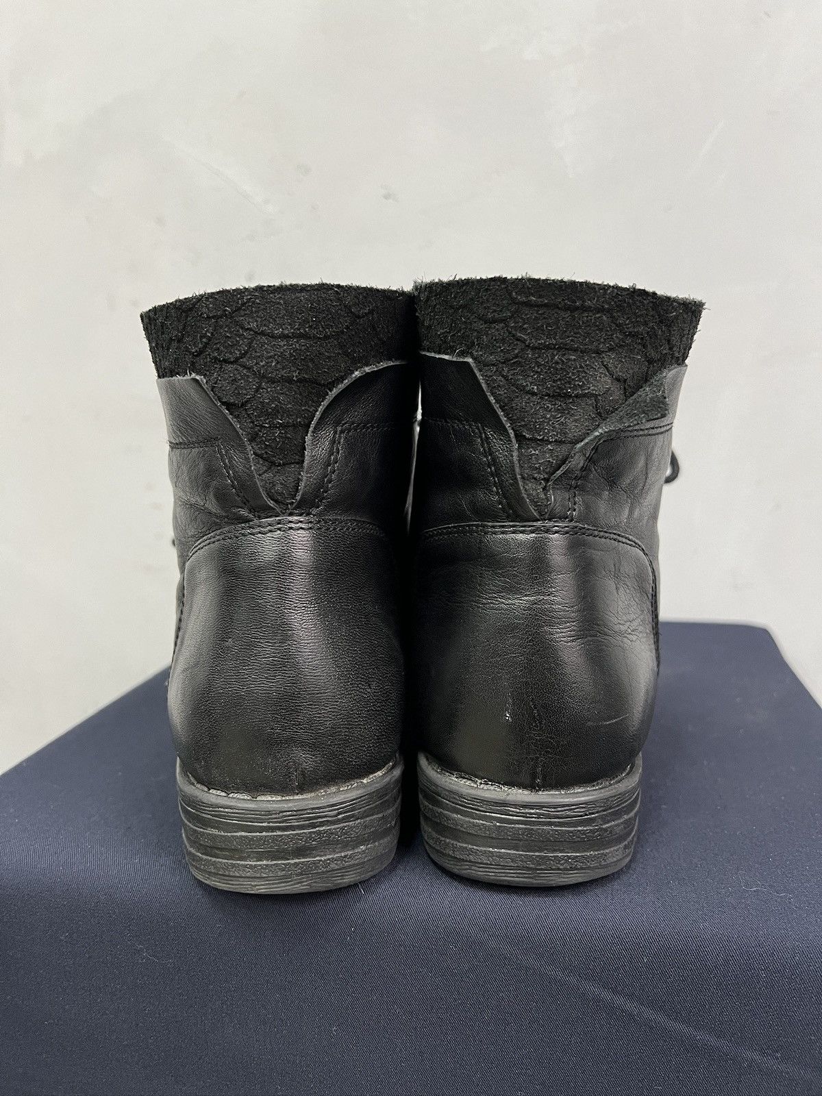 Dirk Bikkembergs Laced Dirk bikkembergs style leather boots ankle moto style Size US 8 / EU 41 - 7 Thumbnail
