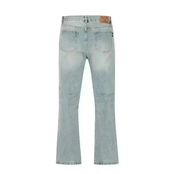 Japanese Brand distressed punk flared ripped jeans Size US 28 / EU 44 - 2 Thumbnail