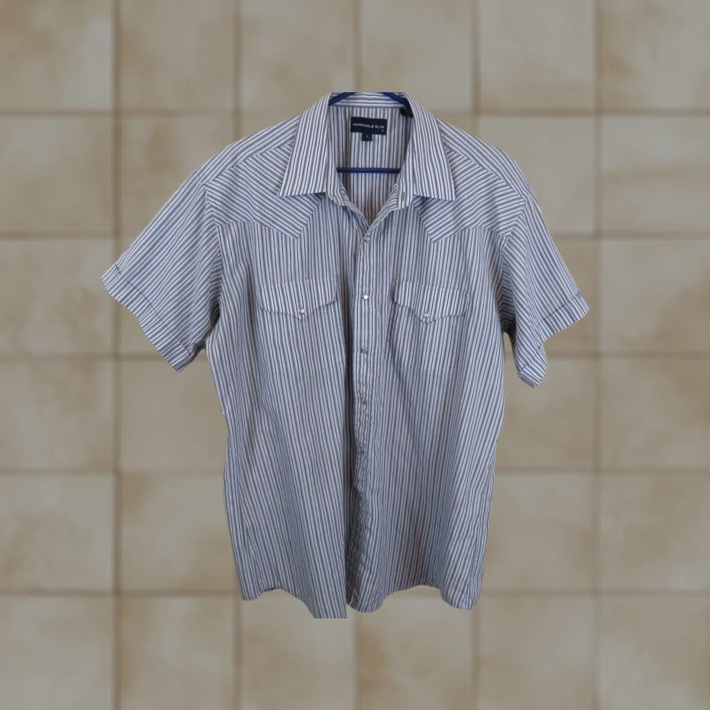 Wrangler Vintage Wrangler Rockabilly Western Shirt - Size 17 Size US XL / EU 56 / 4 - 1 Thumbnail