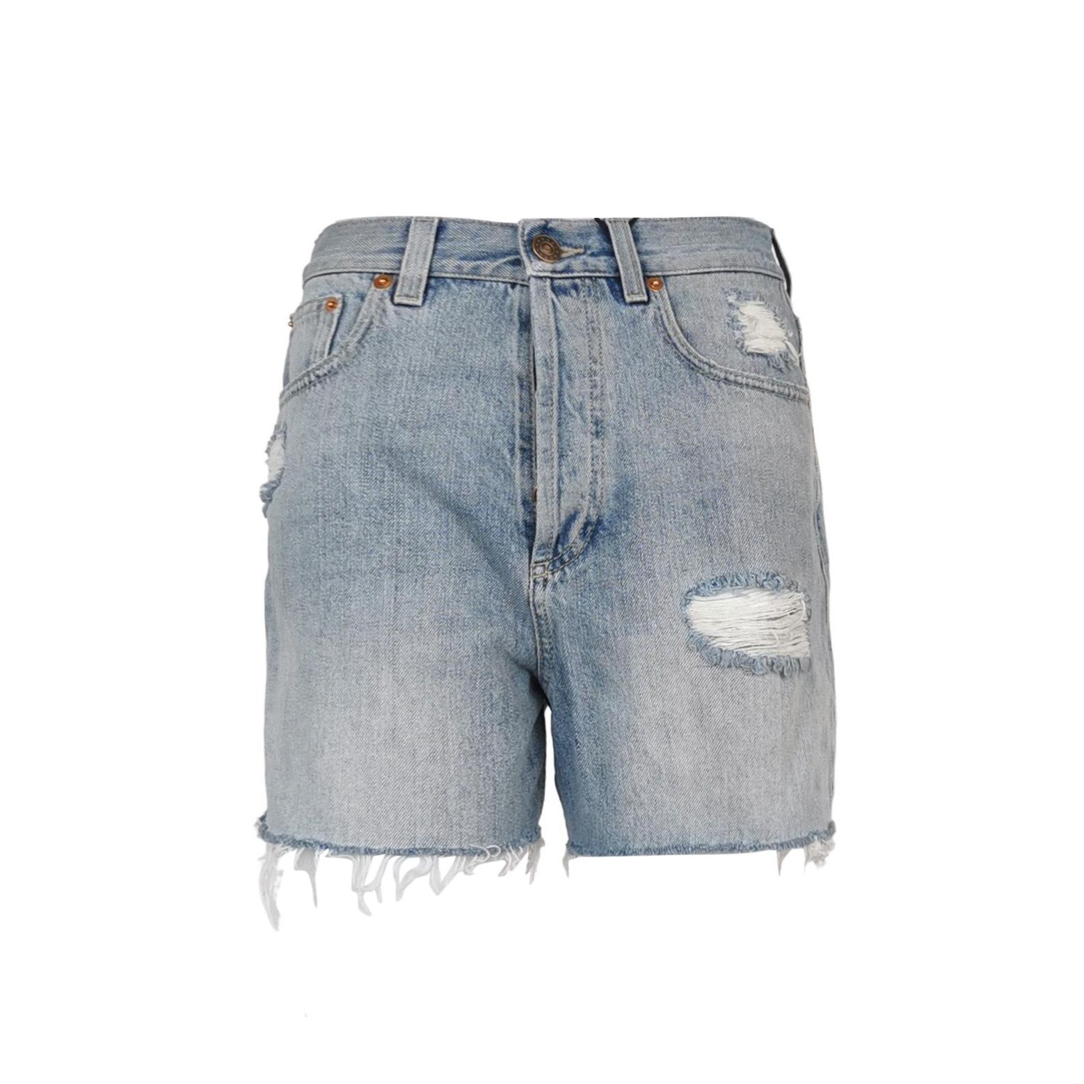 Gucci Gucci Cat Embroidery Denim Shorts Size 25 Size 25" / US 0 / IT 36 - 1 Thumbnail