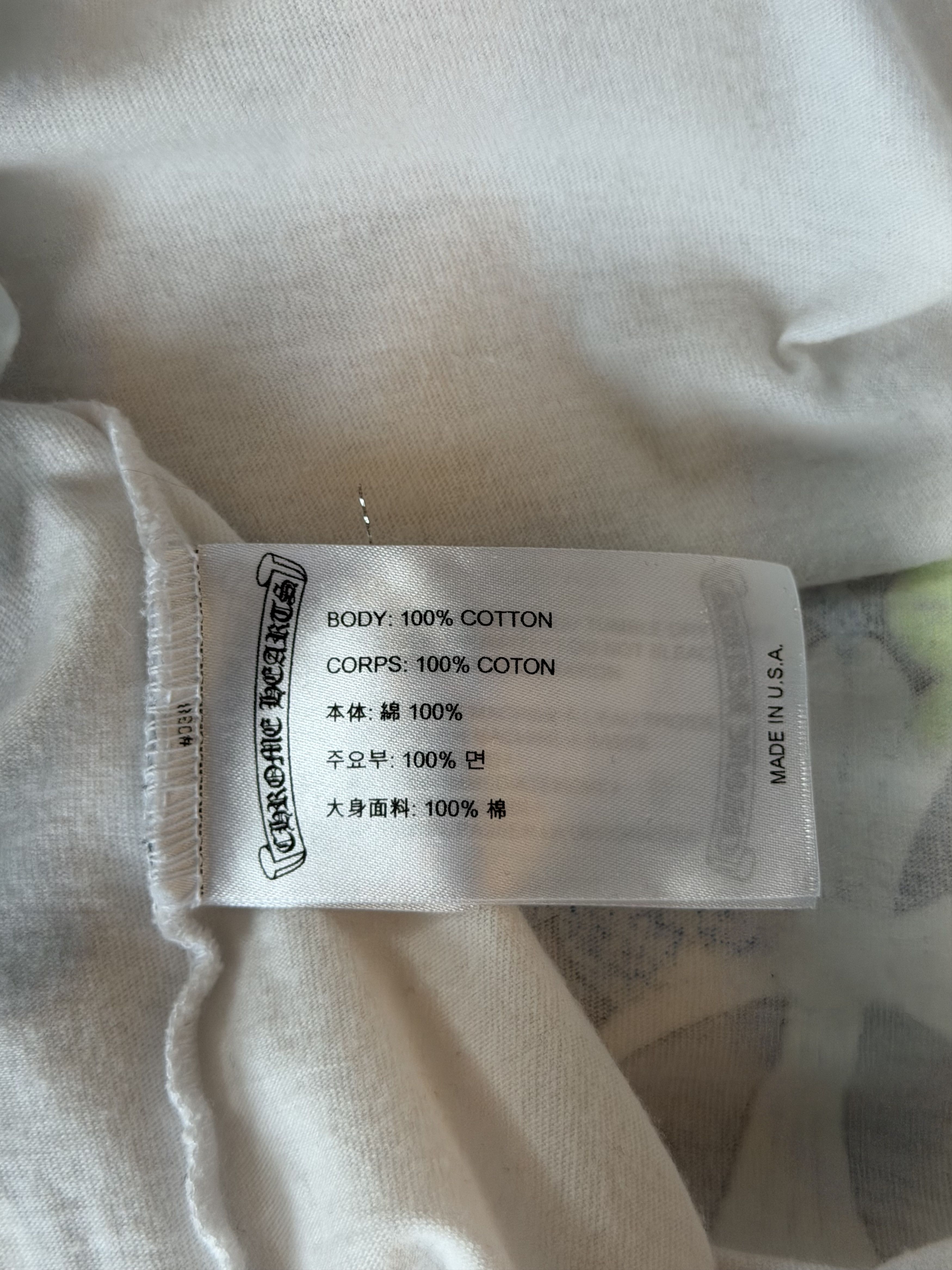 Chrome Hearts Chrome Hearts White & Multicolor Cross Longsleeve T-Shirt Size US XL / EU 56 / 4 - 4 Thumbnail