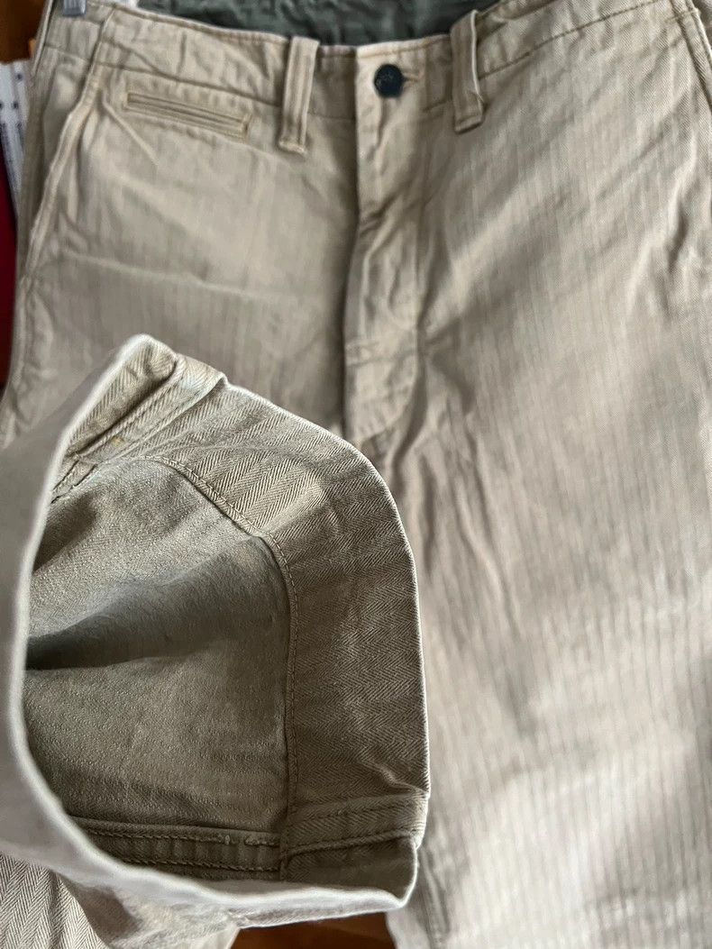 Freewheelers Freewheelers Military trousers with a herin-shaped pattern Size US 32 / EU 48 - 4 Thumbnail