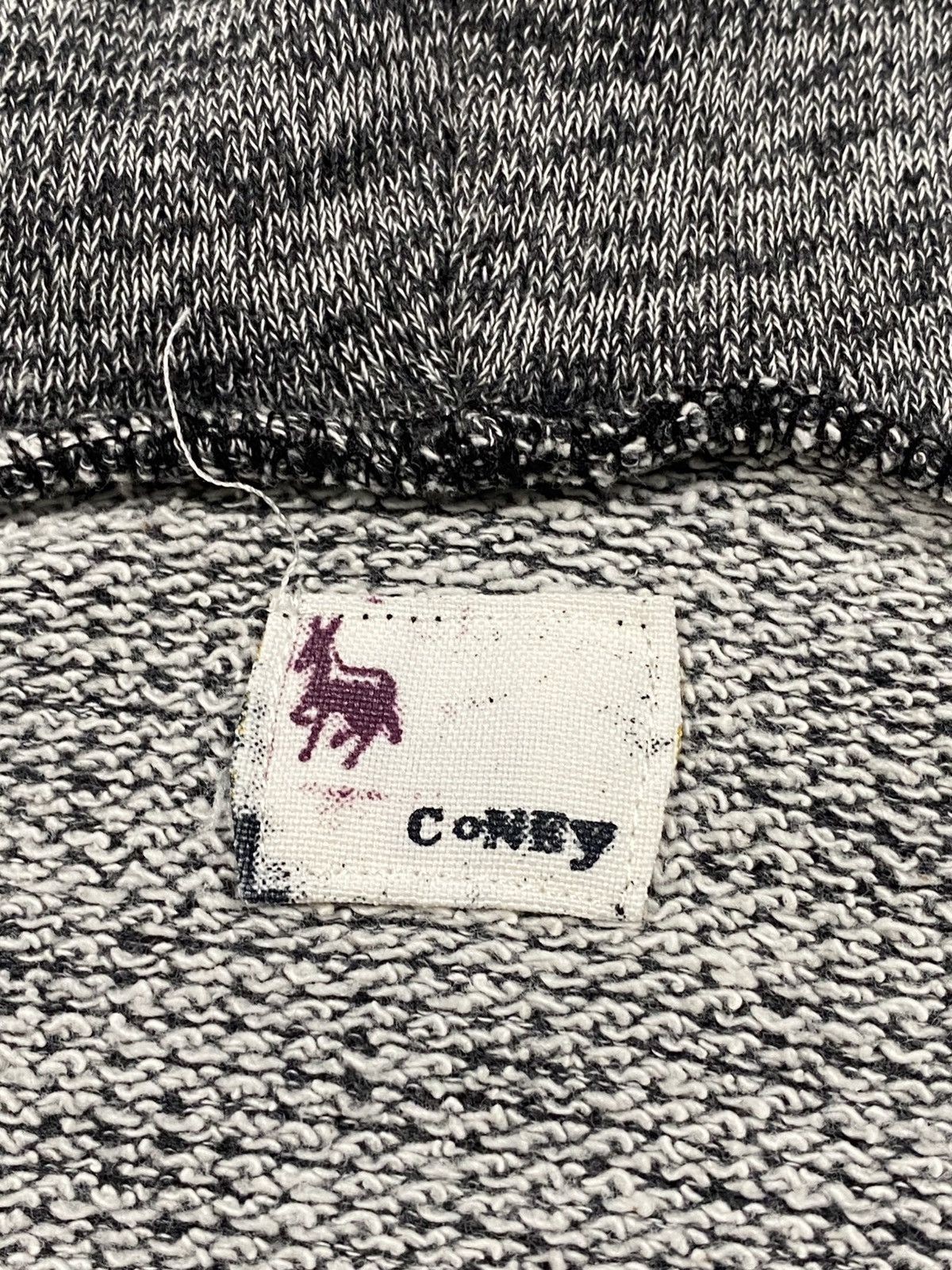 Japanese Brand Vintage CoNEy Grunge Style Knit Zip Up Hoodie Size US M / EU 48-50 / 2 - 5 Thumbnail