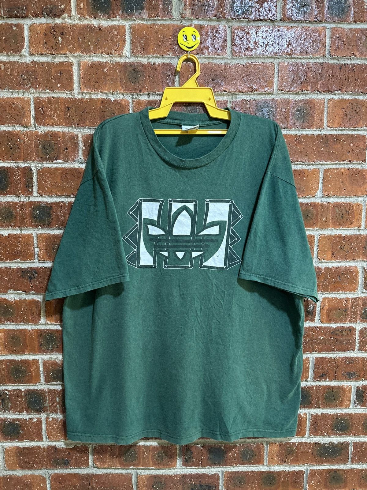 Adidas Thrashed Vintage 90s Adidas Sportwaer Faded Grunge Tee Size US XL / EU 56 / 4 - 1 Thumbnail