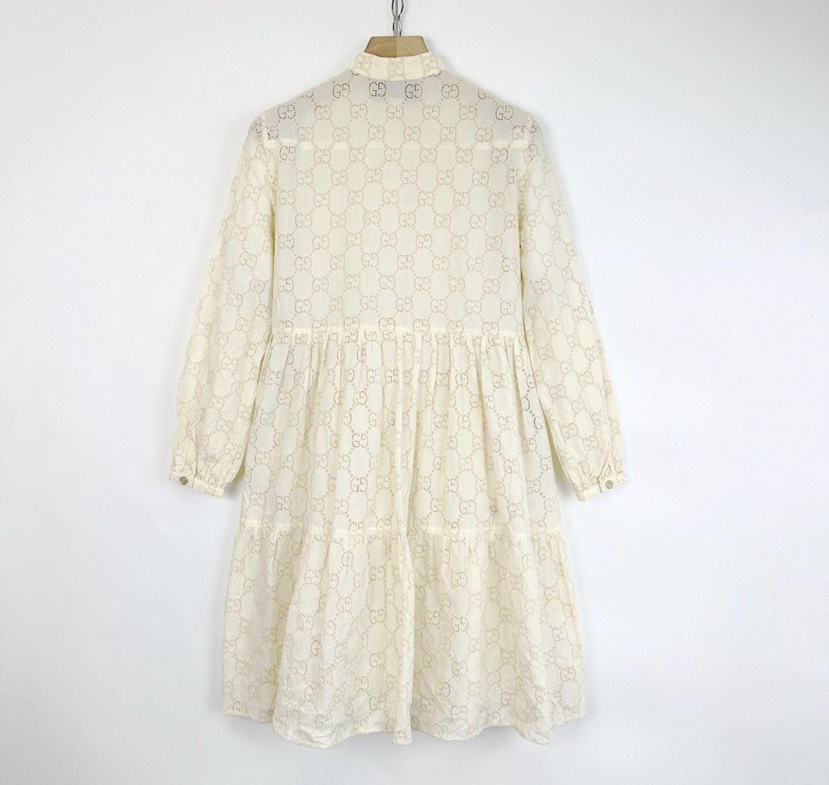 Gucci Gucci Double G Embroidered Logo Dress K12 Size XS / US 0-2 / IT 36-38 - 2 Thumbnail