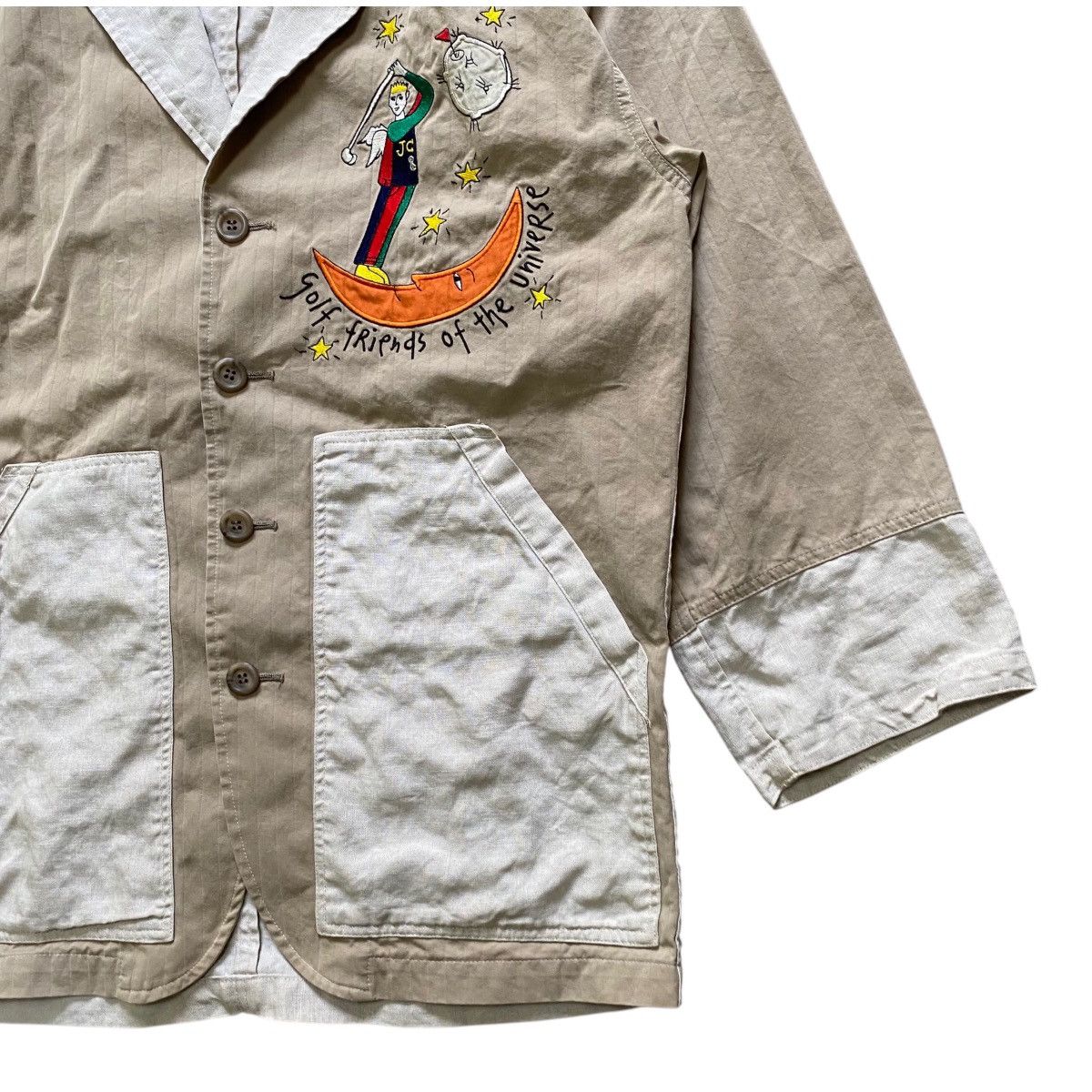 Jean Charles De Castelbajac × Vintage 💥80s JEAN CHARLES DE CASTELBAJAC SPORT CLASSIC JACKET Size US L / EU 52-54 / 3 - 3 Thumbnail