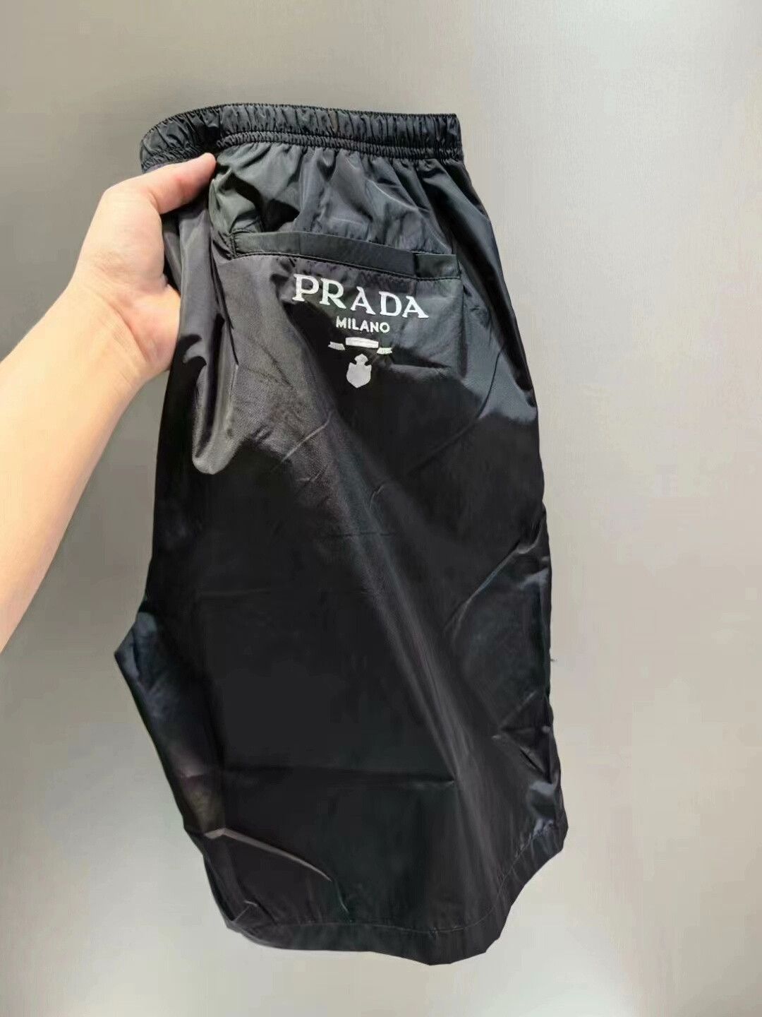 Prada Prada Men's Black Casual Beach Shorts Size US 30 / EU 46 - 2 Thumbnail