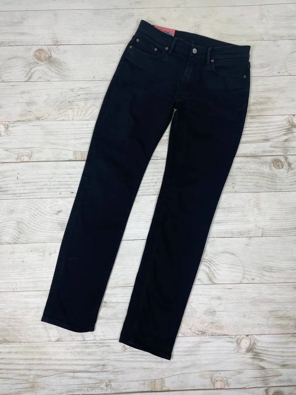 Acne Studios Acne Studio North Stay Black Denim Jeans Size US 31 - 2 Thumbnail