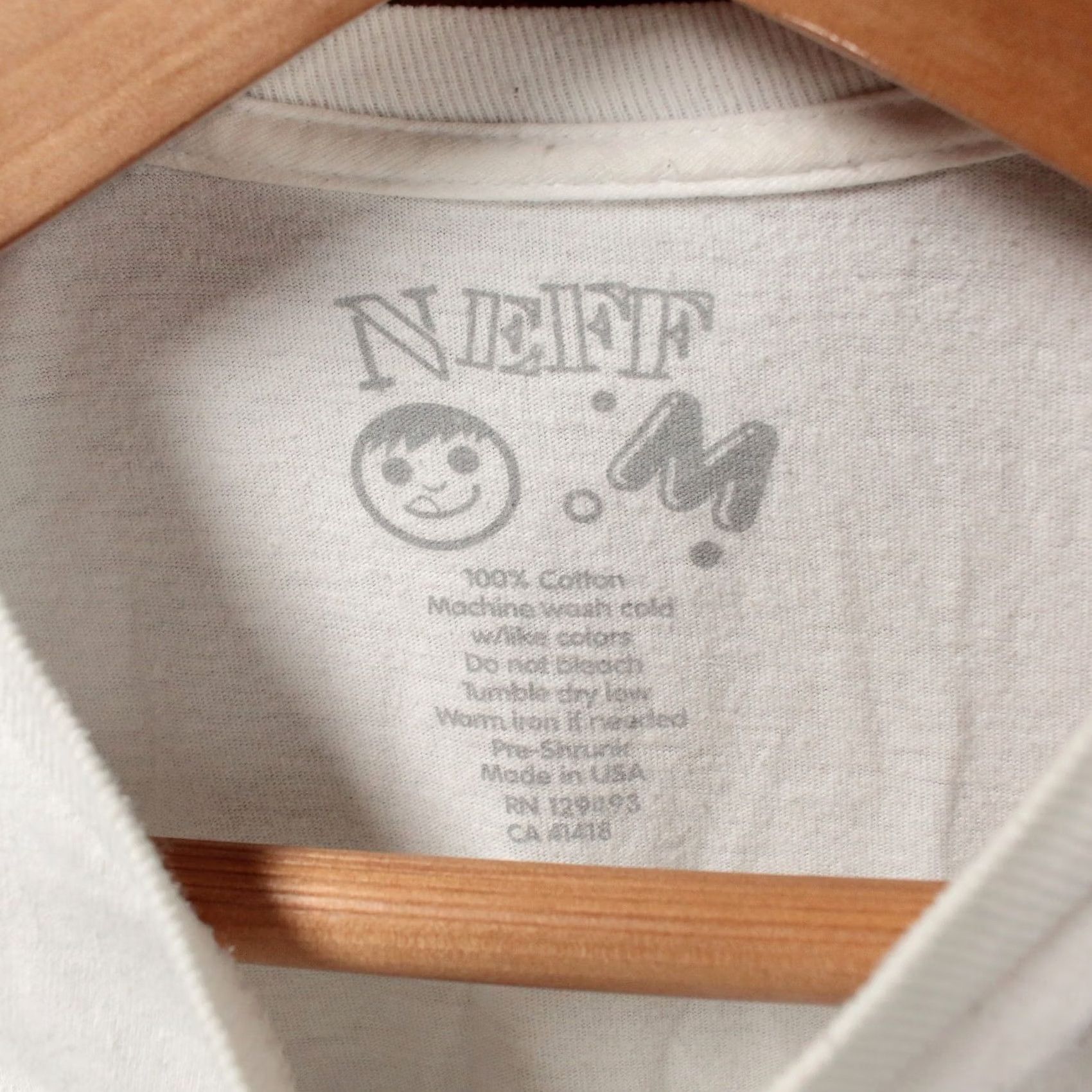 Spell VINTAGE Neff T-Shirt Men Medium USA Made 3D Tiger Print Skate Streetwear White 1990s Graphic Tee Mens Size US M / EU 48-50 / 2 - 4 Thumbnail