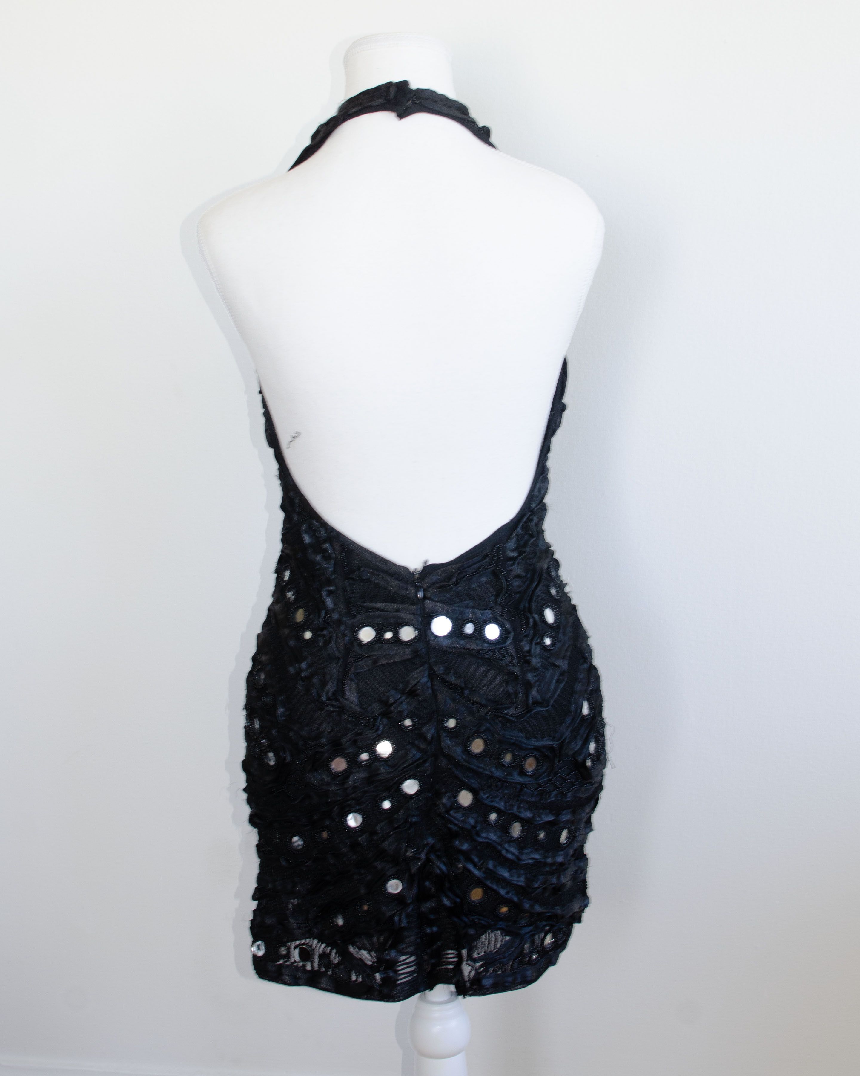 Elisabetta Franchi Halter Mini Dress Size M / US 6-8 / IT 42-44 - 2 Thumbnail