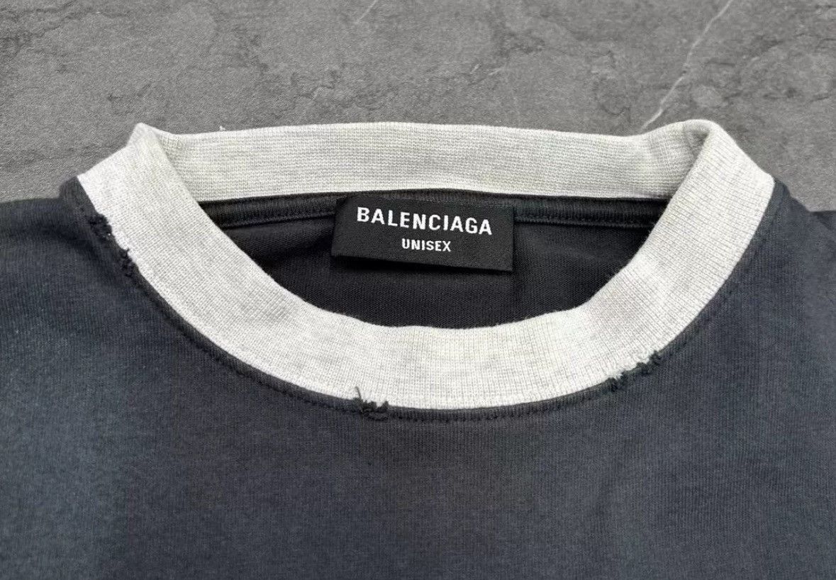 Balenciaga Balenciaga vintage double ring short sleeved shirt Size US S / EU 44-46 / 1 - 3 Thumbnail