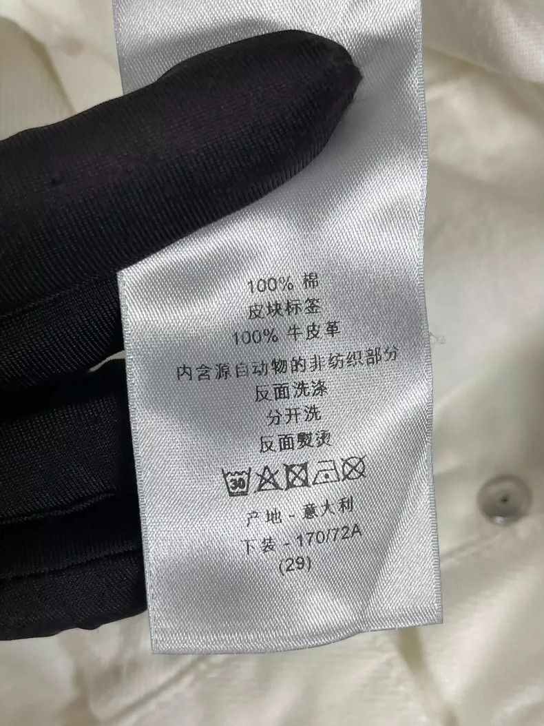 Dior Dior White Slim Fit Jeans Size US 29 - 7 Thumbnail