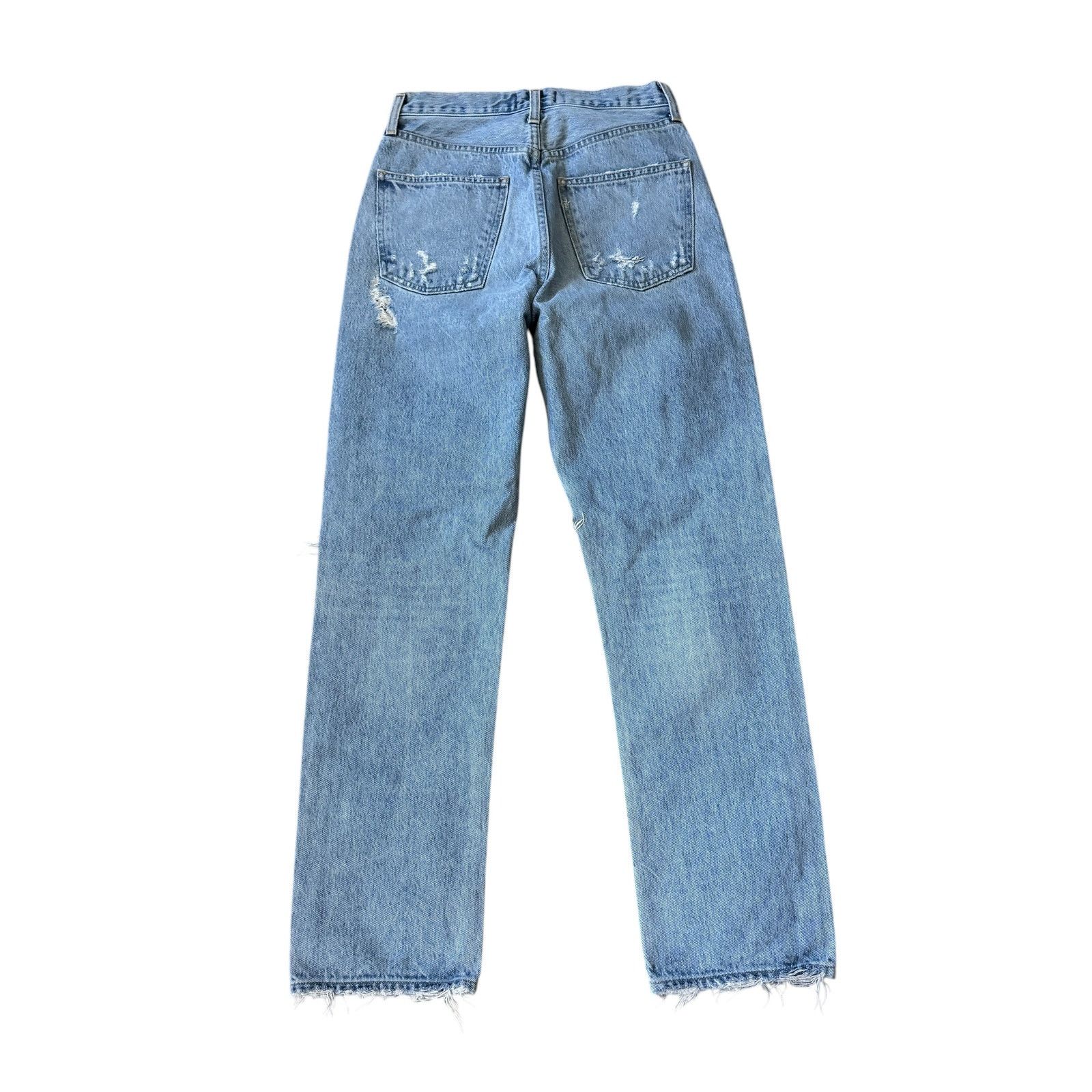 Agolde AGOLDE 90's Mid Rise Loose Jeans Fall Out Distressed Size 24" / US 00 / IT 34 - 3 Thumbnail