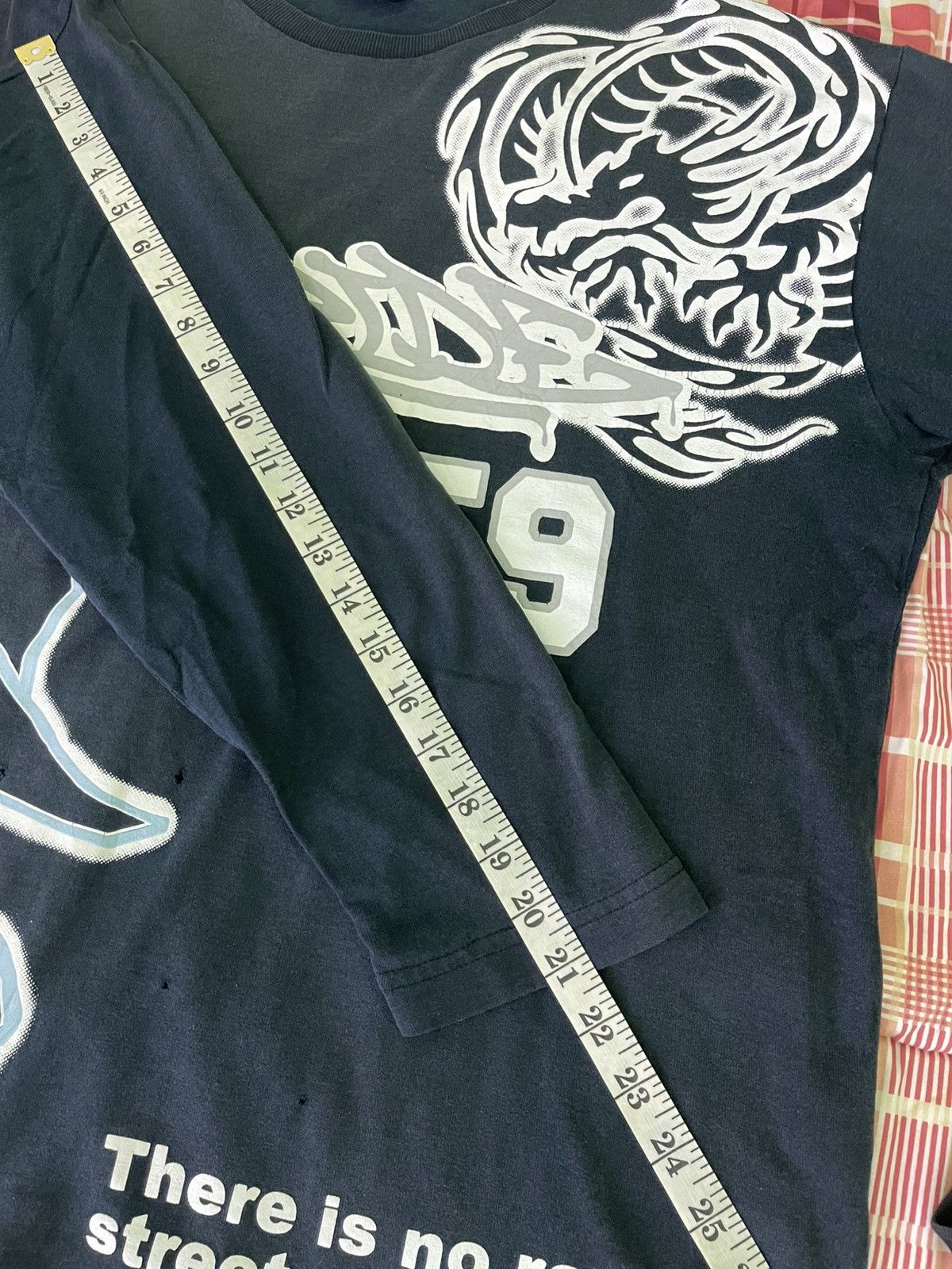 Japanese Brand Thrashed Vintage Strange Heaven Long Sleeve Shirt Tee Size US L / EU 52-54 / 3 - 10 Thumbnail
