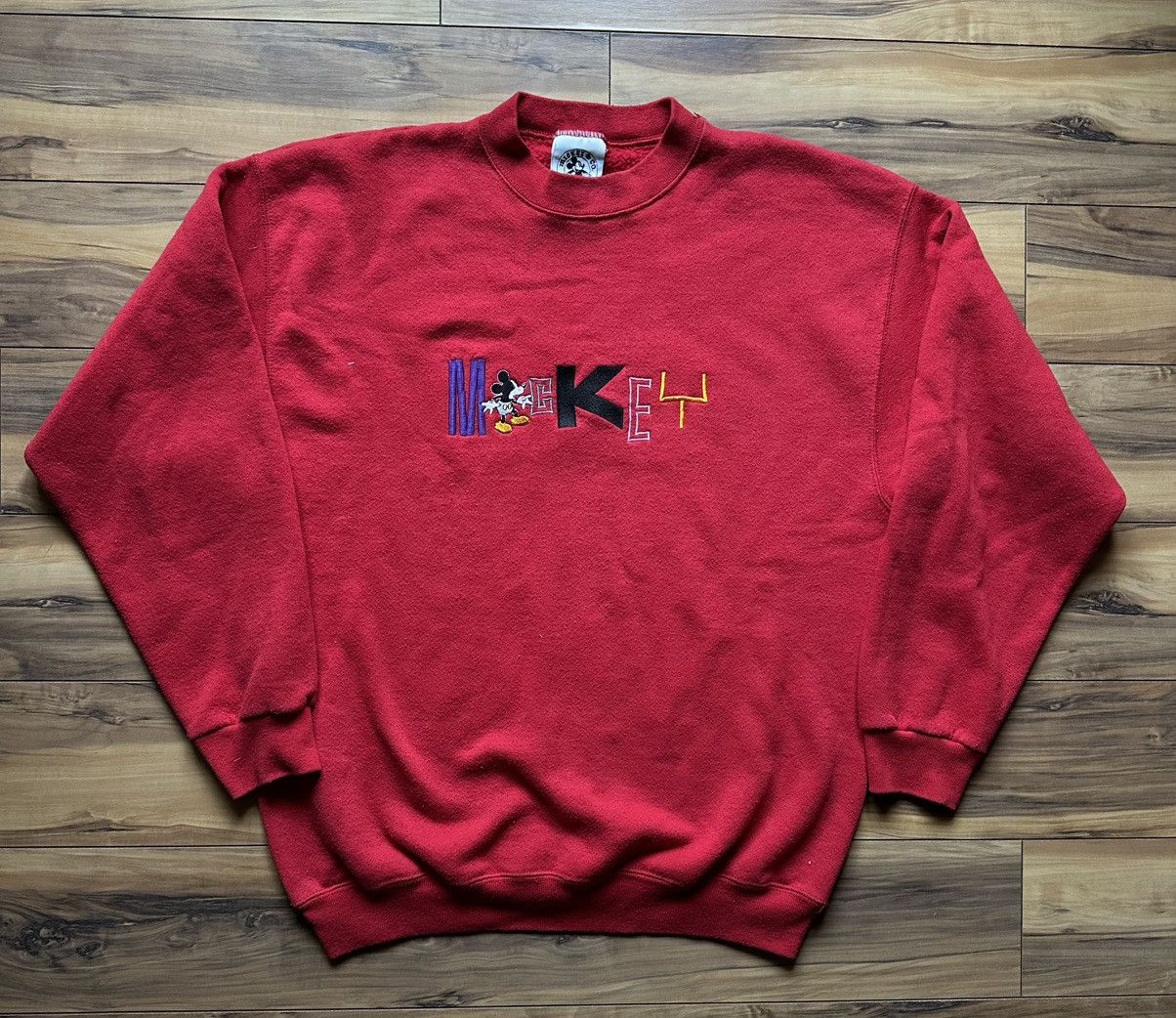 Mickey Mouse Mickey Mouse Red Sweater Size US L / EU 52-54 / 3 - 1 Thumbnail