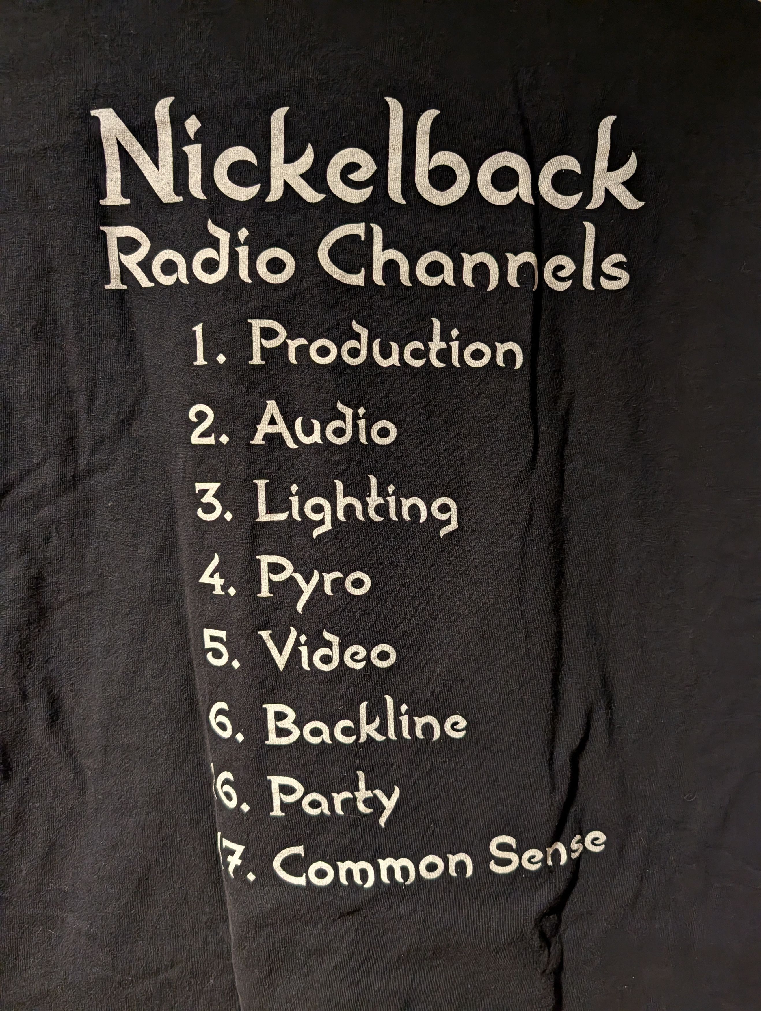 Band Tees Vintage Y2K Nickelback Radio Channel Tour Local Crew T-Shirt Size US XL / EU 56 / 4 - 2 Thumbnail