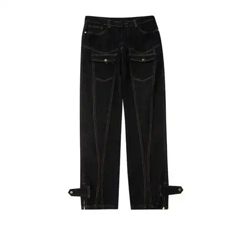VIBE Avantgarde fashion black denim Size US 34 / EU 50 - 3 Thumbnail