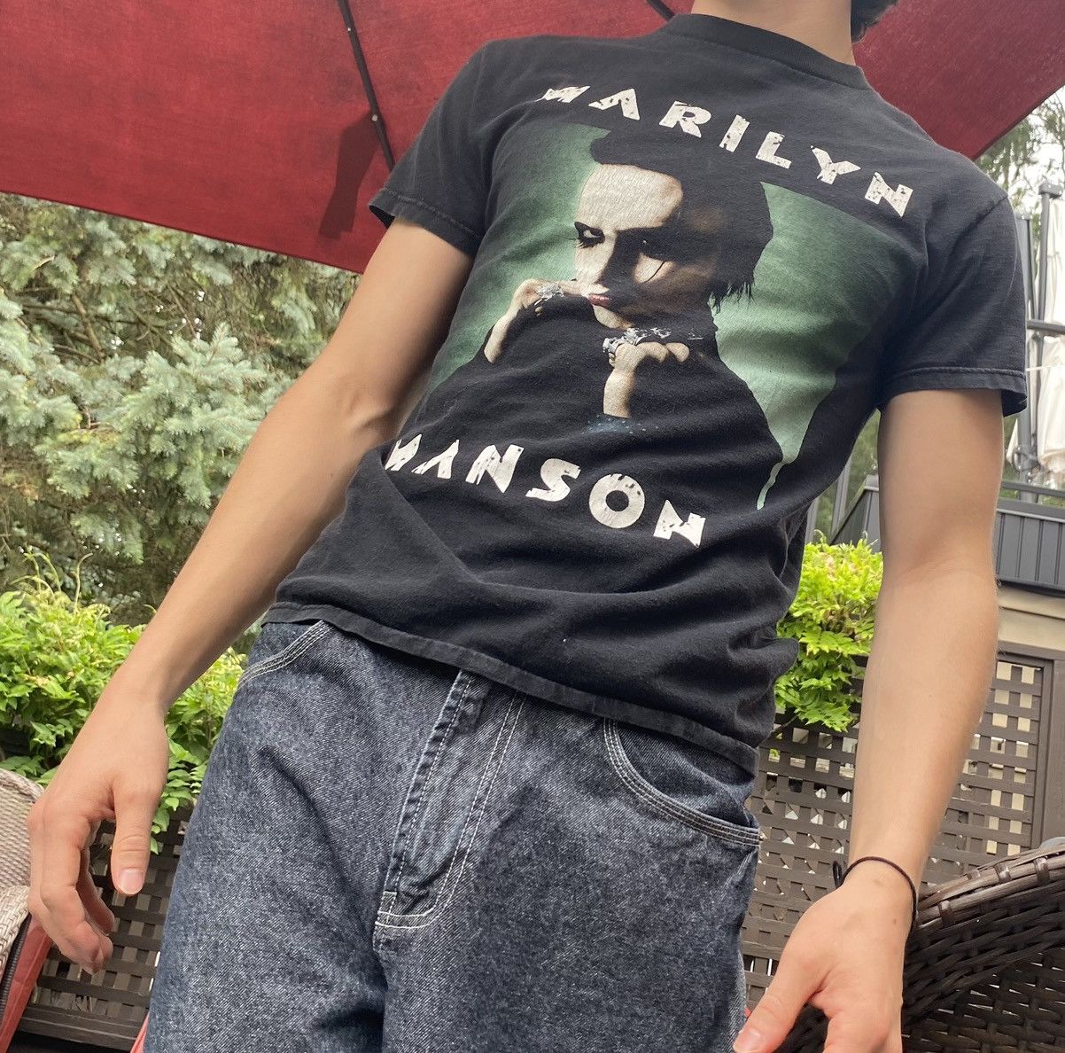 Giant × Vintage giant Marilyn Manson tee Size US S / EU 44-46 / 1 - 6 Thumbnail