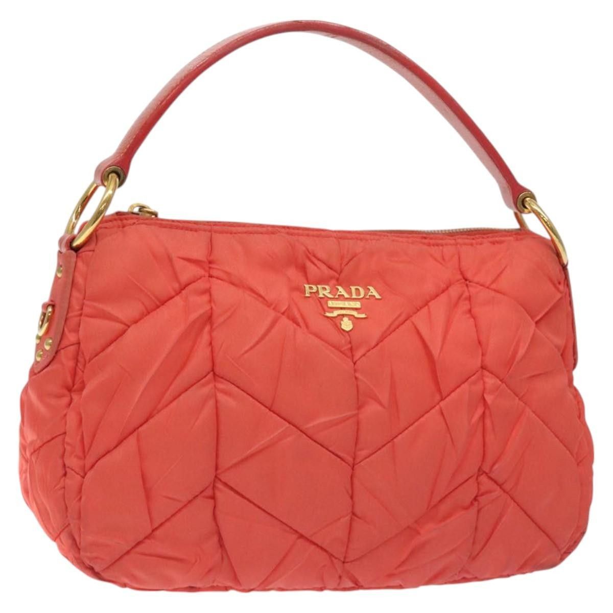 Prada Prada Vintage Zip Handbag Tessuto Size ONE SIZE - 1 Thumbnail