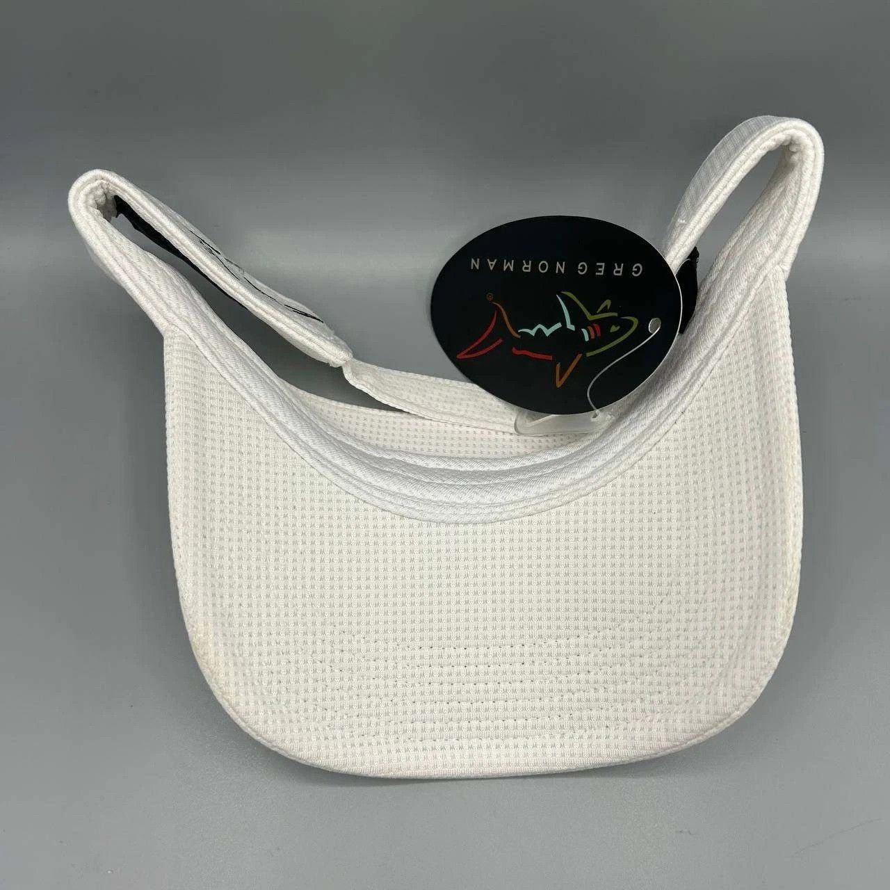 Greg Norman Greg Norman Golf Visor Hat Men White Embroidered Strap Back Size ONE SIZE - 5 Thumbnail