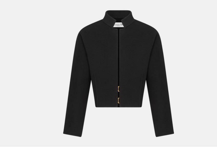 Dior o1w1db10525 340C27 Cropped Peacoat in Black Size XL / US 12-14 / IT 48-50 - 1 Thumbnail