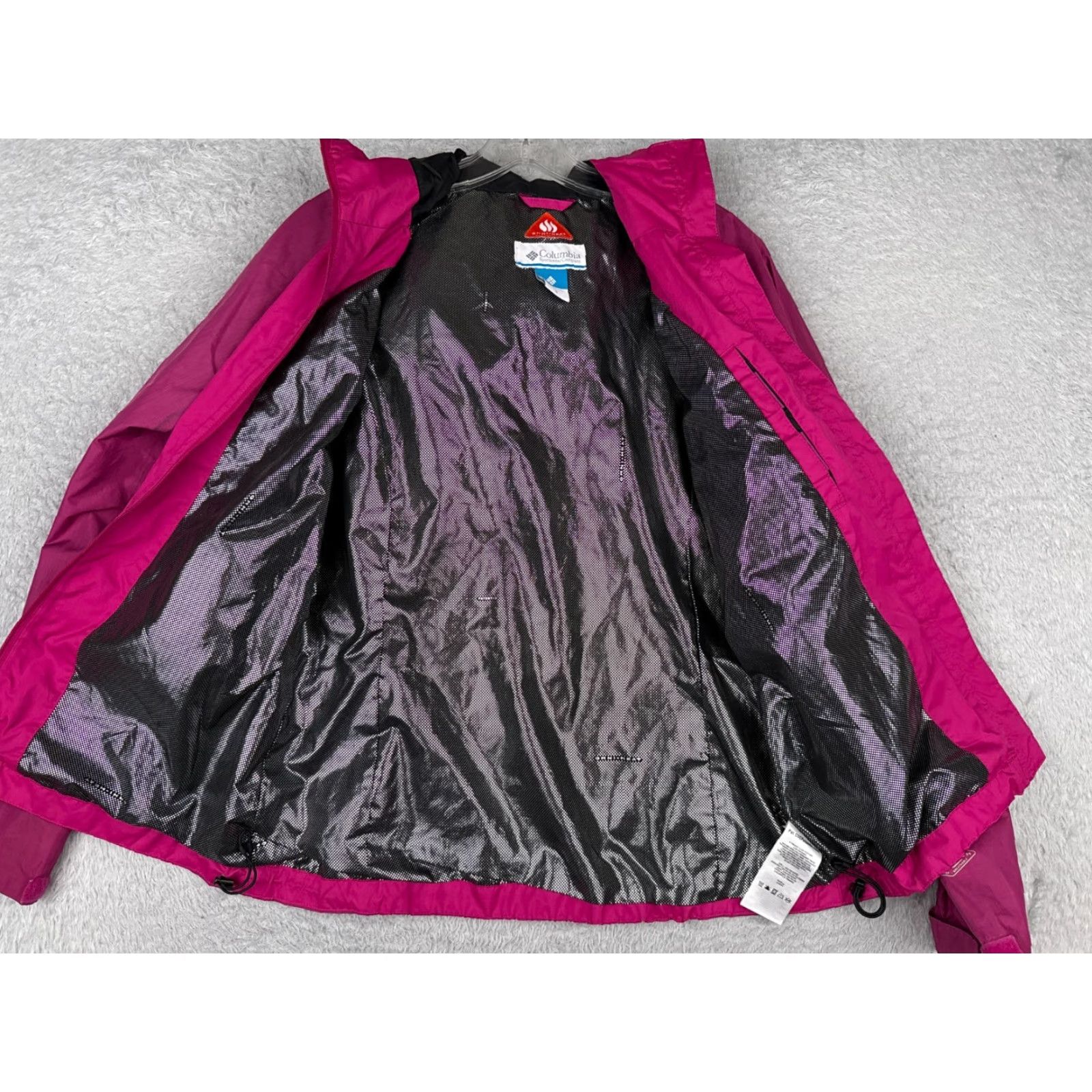 Pinko Columbia Jacket Womens Small Pink Full Zip Omni-Heat Softshell Hooded Jacket Size S / US 4 / IT 40 - 5 Thumbnail