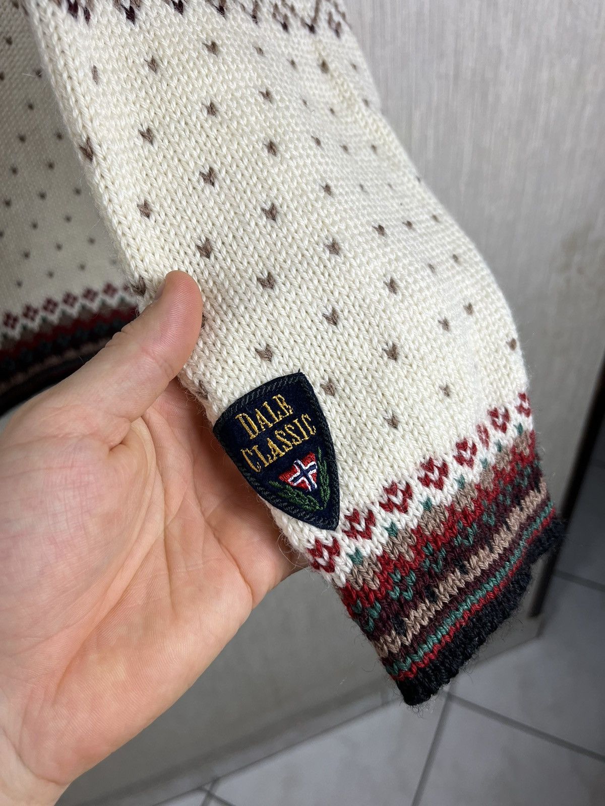 Dale Of Norway × Vintage Vintage Dale of Norway wool heavy patterned zip sweater knit Size US S / EU 44-46 / 1 - 12 Thumbnail