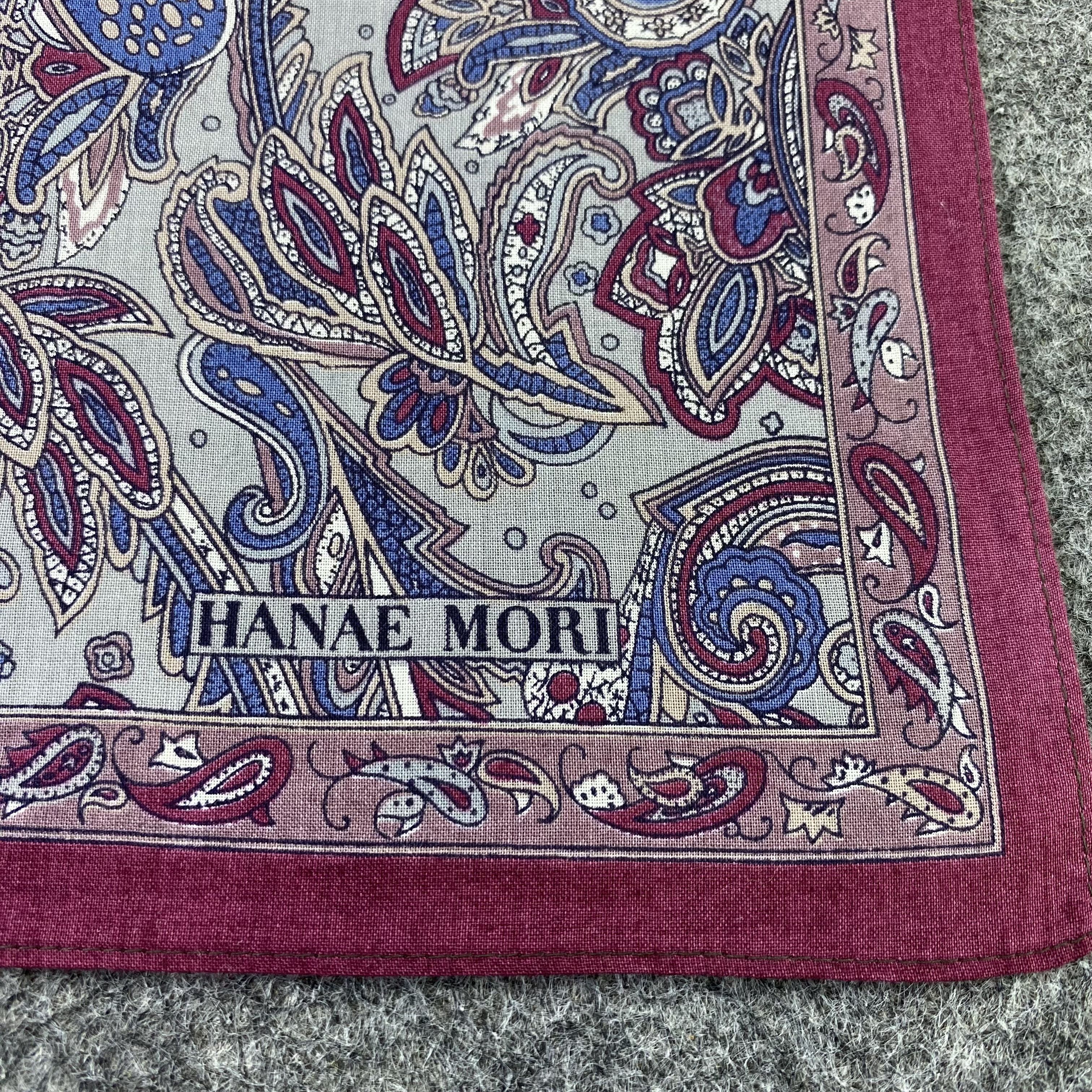 Hanae Mori Hanae Mori Paislee Handkerchief / Bandana / Neckerchief-B894 Size ONE SIZE - 5 Thumbnail