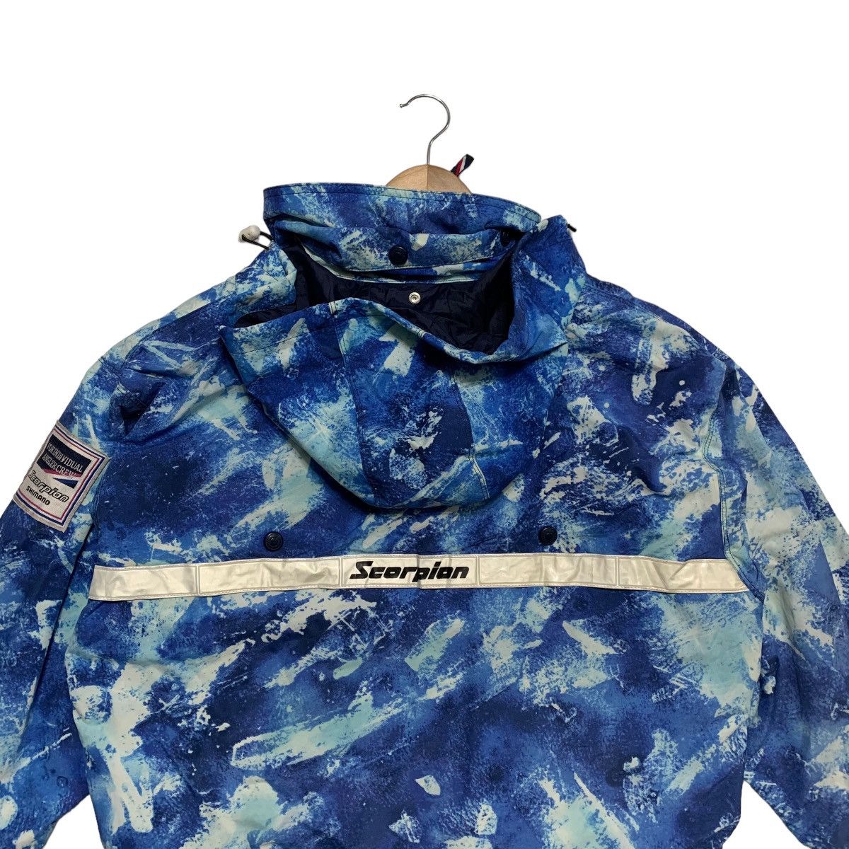 Japanese Brand Scorpion Shimano Tie Dye Skiwear Jacket Size US L / EU 52-54 / 3 - 10 Thumbnail