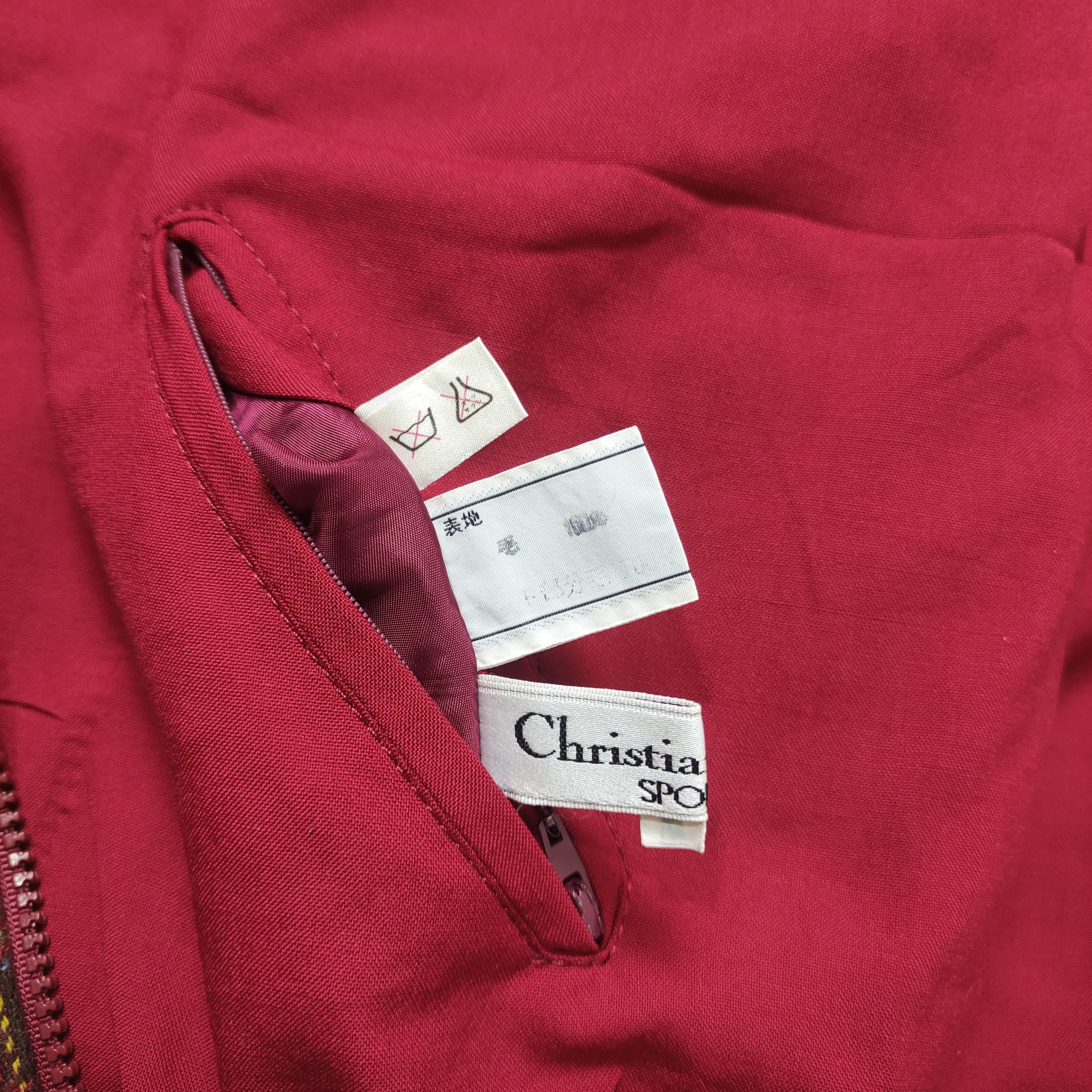 Christian Dior Monsieur × Dior × Vintage Christian Dior Sport Bomber Jacket Reversible Size M / US 6-8 / IT 42-44 - 8 Thumbnail