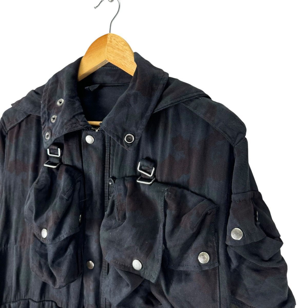 Japanese Brand 🔥VINTAGE SWISS M70 HOODIE BONDAGE CAMO JACKET Size US M / EU 48-50 / 2 - 4 Thumbnail