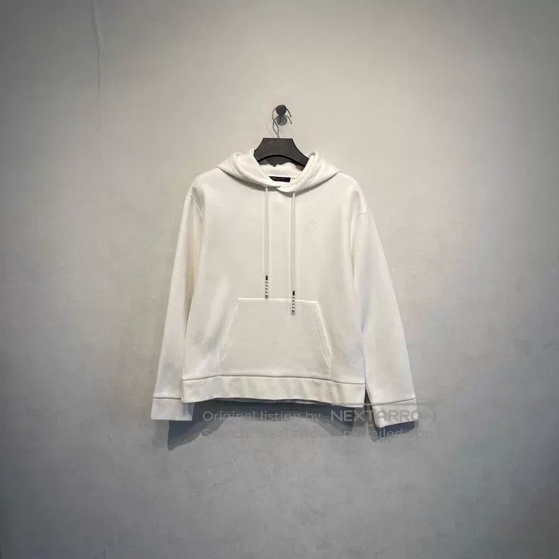 Louis Vuitton Louis Vuitton Hooded sweatshirt with logo embroidered pear Size US L / EU 52-54 / 3 - 1 Thumbnail