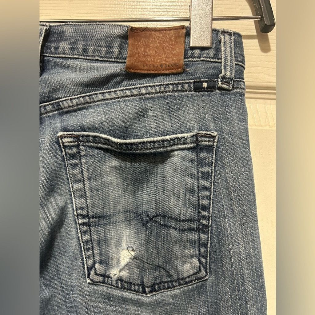 Lucky Brand Lucky Brand blue jeans with a cool design 28/29 (no tag) Size US 28 / EU 44 - 4 Thumbnail