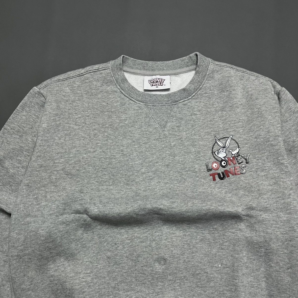 Japanese Brand Looney Tunes Bugs Bunny Small Logo Sweatshirts Size M / US 6-8 / IT 42-44 - 2 Thumbnail