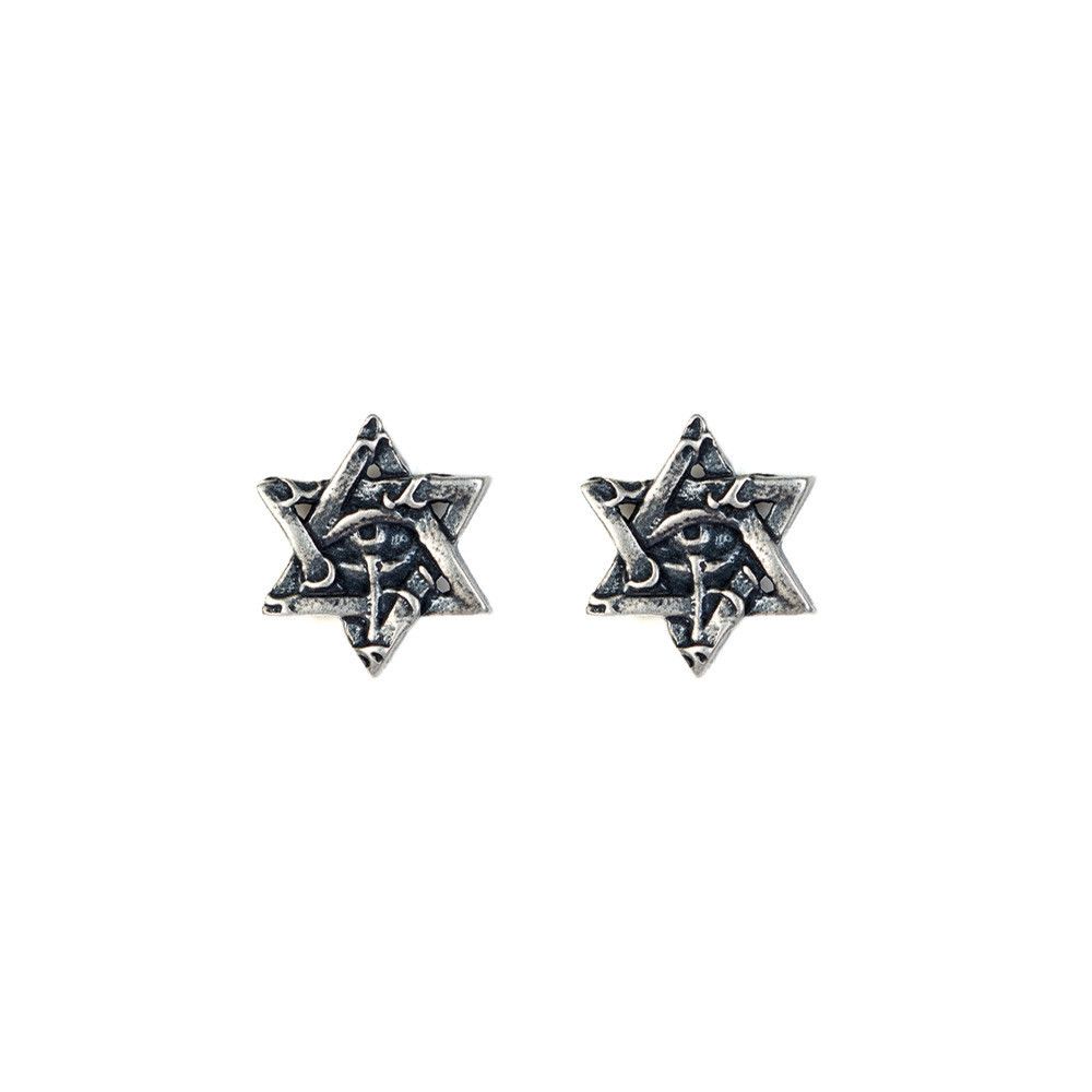 Jewelry Dark Earrings One Pairs Chrome Jewelry Size ONE SIZE - 6 Thumbnail