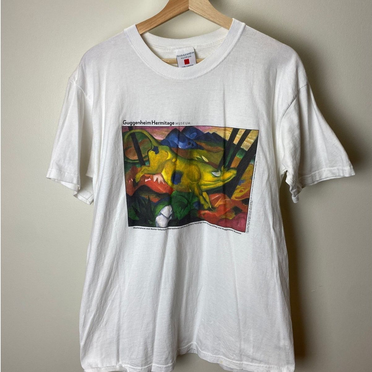 Vintage Vintage Franz Marc. "Yellow Cow" Art Tee Guggenheim Museum L Size US L / EU 52-54 / 3 - 1 Thumbnail