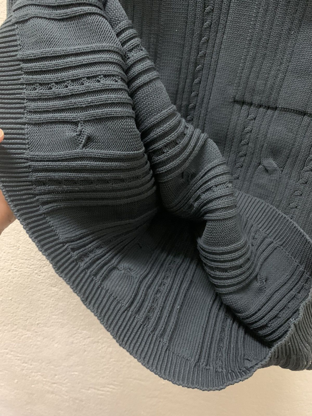 Issey Miyake Issey Miyaki Pleats Please Pocket Point bi-Colour Knit Skirt Size 26" / US 2 / IT 38 - 10 Thumbnail