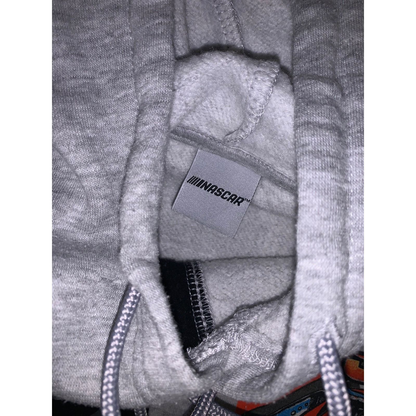 NASCAR NASCAR Cropped Racing Hoodie Gray Spliced Graphic Boxy Fit Size US M / EU 48-50 / 2 - 5 Thumbnail
