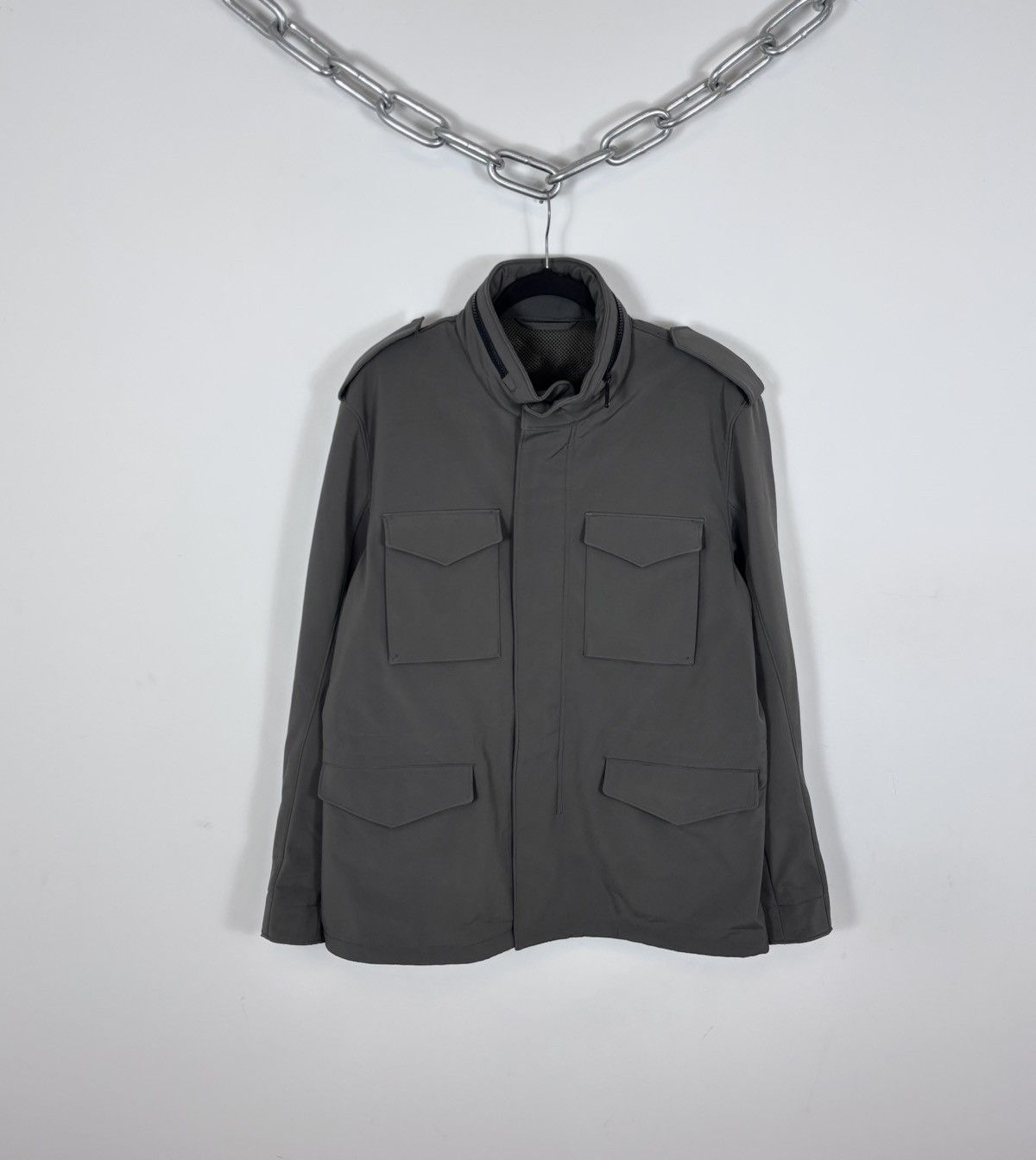 Other Conbipel Men’s Khaki Technical Water Resistant Field Jacket Size US L / EU 52-54 / 3 - 1 Thumbnail