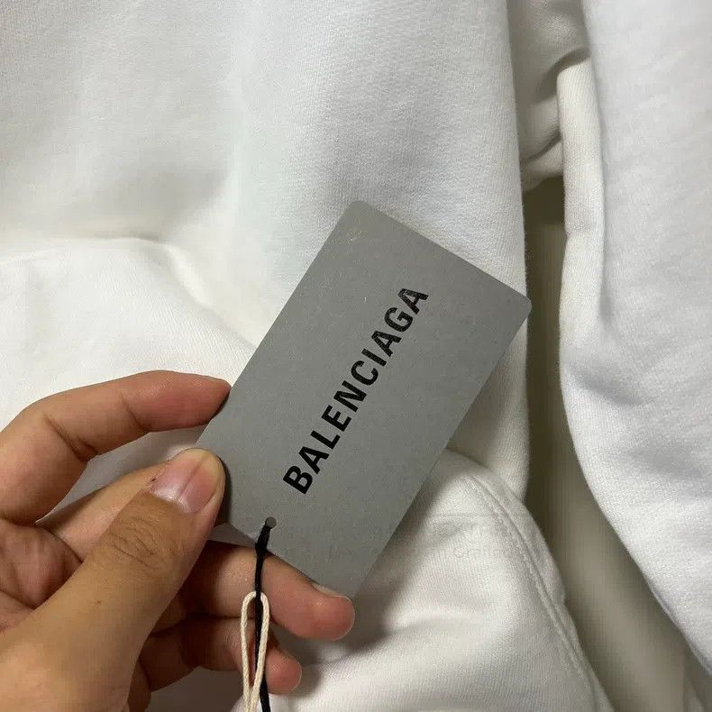 Balenciaga Balenciaga Logo Pattern Hooded Casual Long Sleeve Hoodie Size US S / EU 44-46 / 1 - 6 Thumbnail