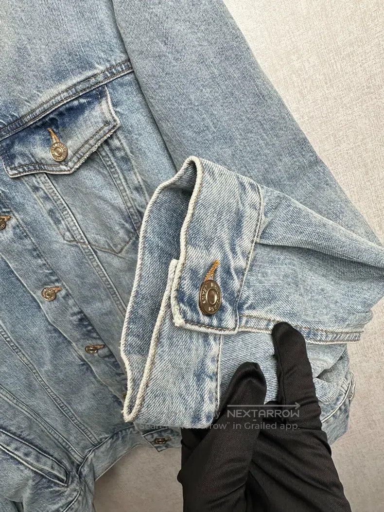 Balenciaga Balenciaga Denim jacket coat Size US M / EU 48-50 / 2 - 3 Thumbnail