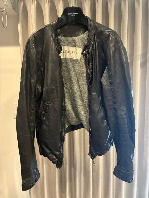 Giorgio Brato Giorgio Brato Leather Jacket Size 48 Italy Size US M / EU 48-50 / 2 - 1 Thumbnail