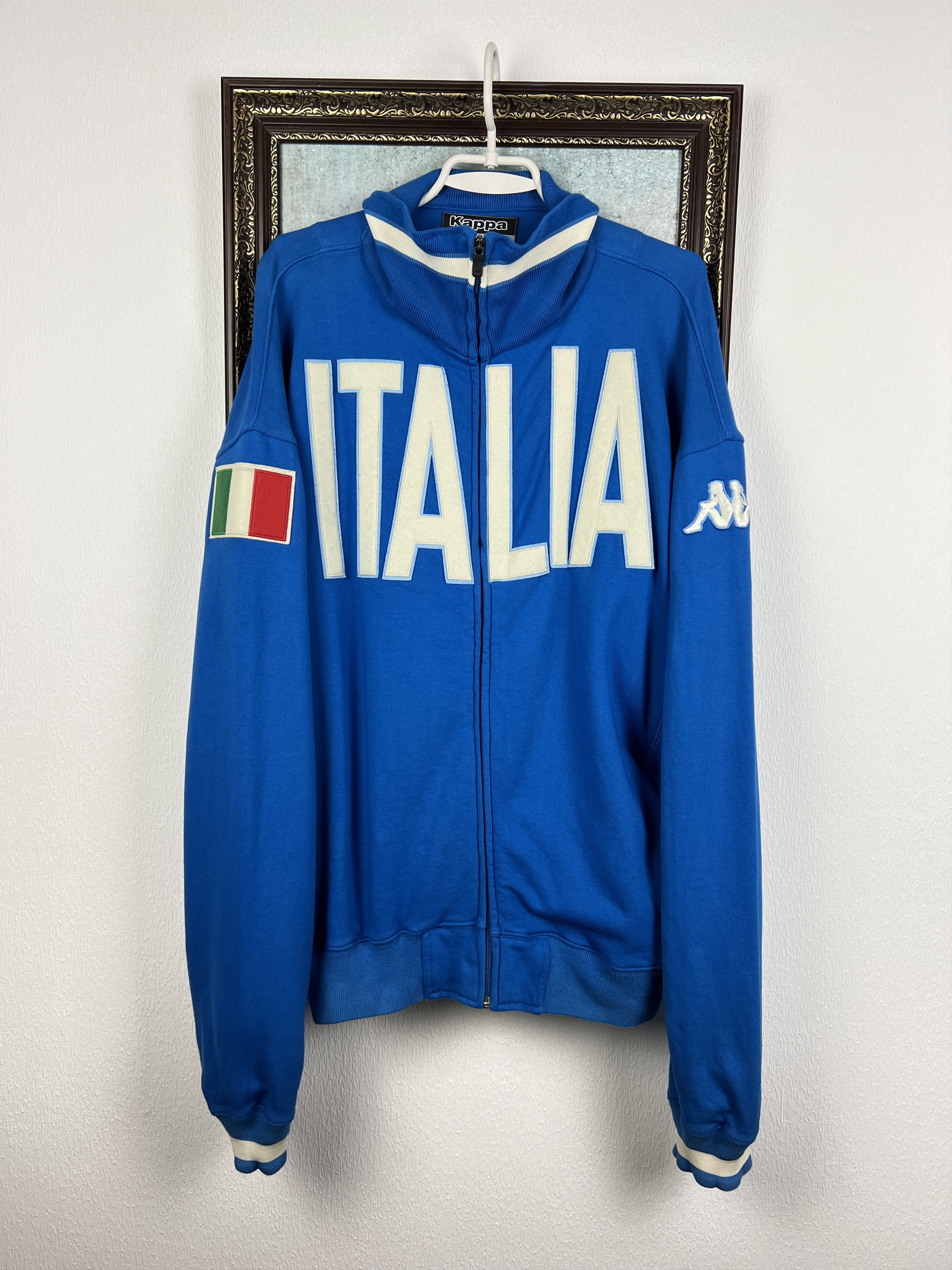 Kappa Vintage 2000's Kappa Italy Football Jacket Soccer Track Top Size US XXL / EU 58 / 5 - 1 Thumbnail