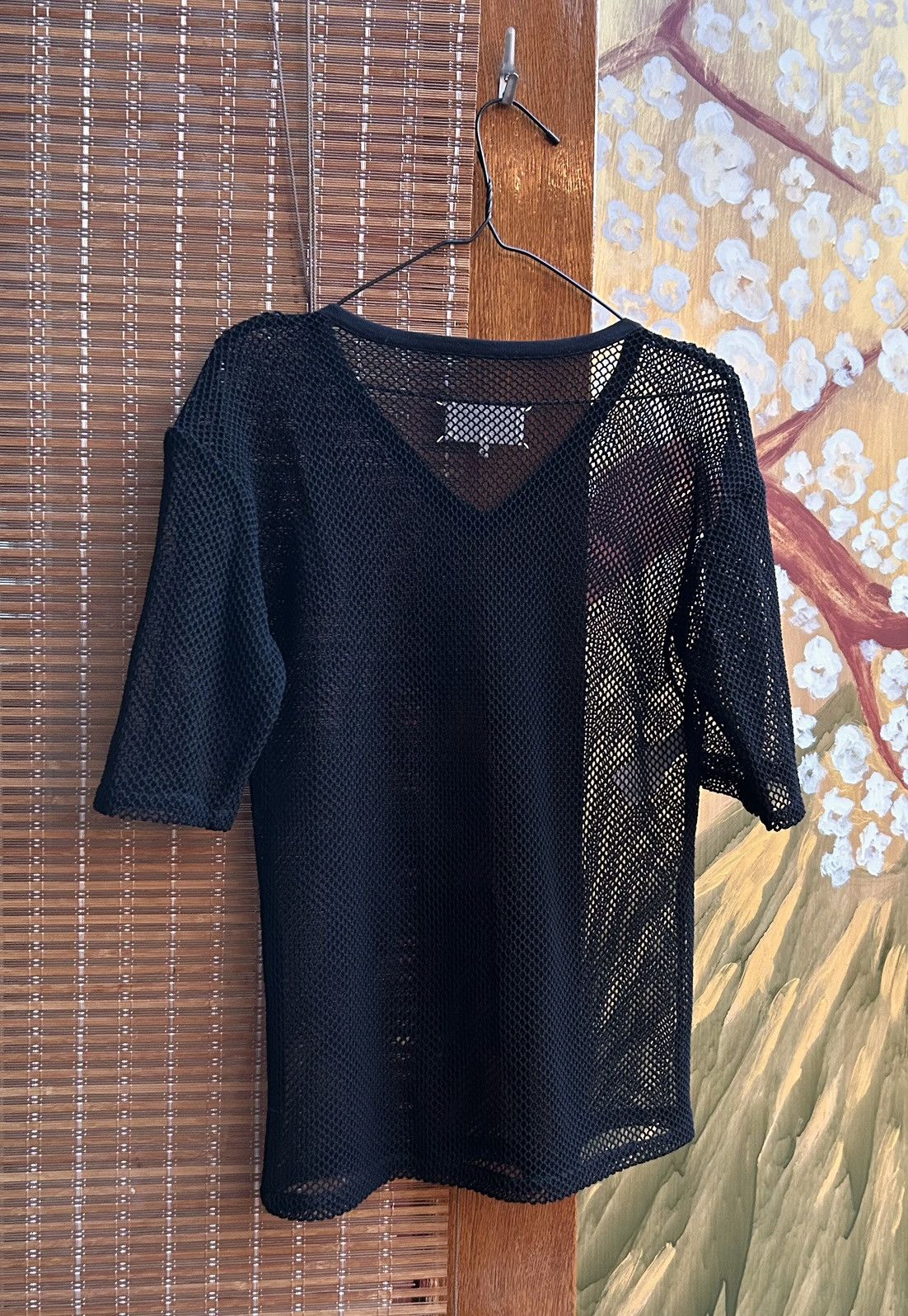 Maison Margiela Maison Martin Margiela Unisex Fishnet Knit Mesh V-Neck Top Size US S / EU 44-46 / 1 - 2 Thumbnail