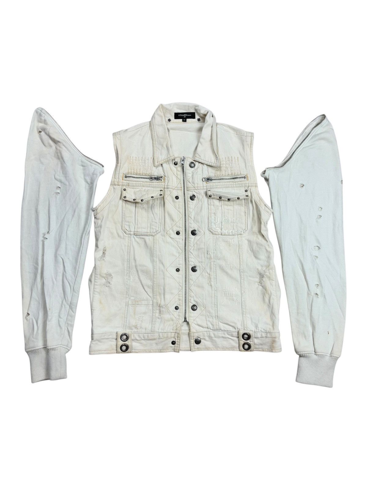 If Six Was Nine 2000s In The Attic - Modular Denim Jacket Size US M / EU 48-50 / 2 - 2 Thumbnail