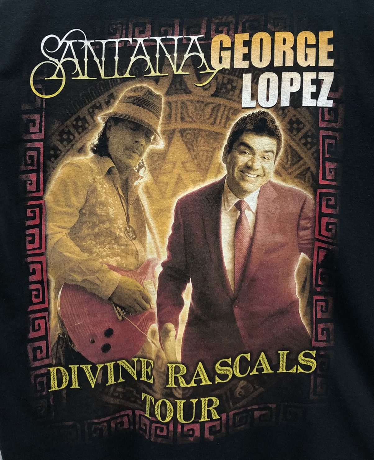 Vintage Vintage Santana George Lopez Divine Rascals Tour 2011 TShirt Size US M / EU 48-50 / 2 - 3 Thumbnail