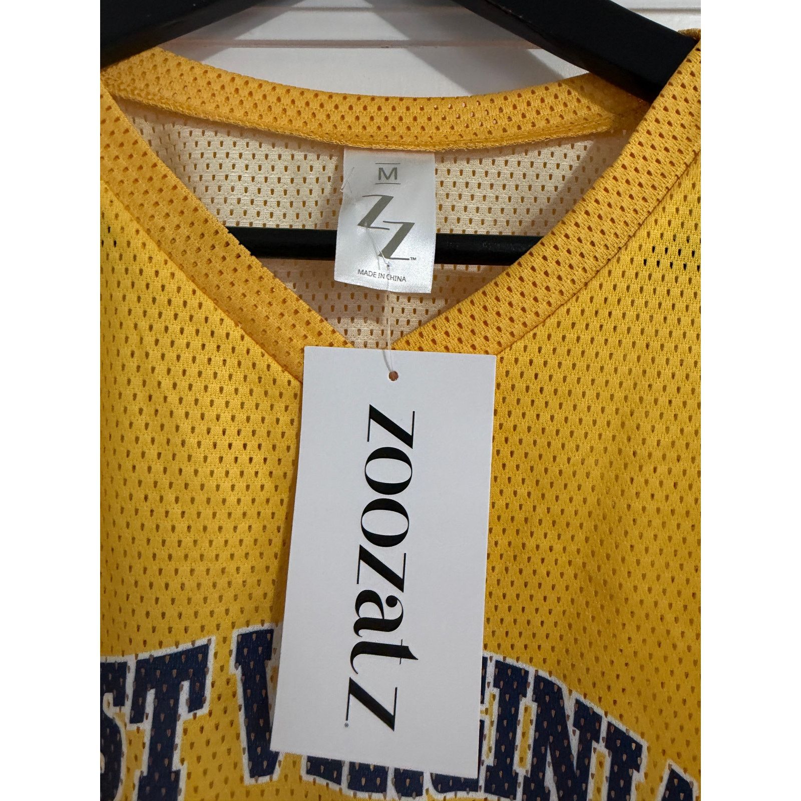 NCAA NWT West Virginia Mountaineers Cropped Jersey Women's Size M Size M / US 6-8 / IT 42-44 - 5 Thumbnail