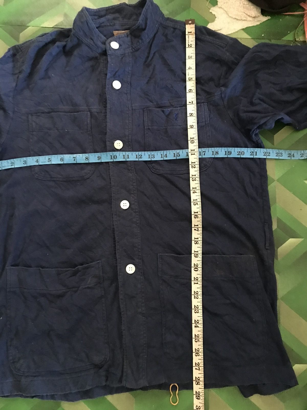 Yves Saint Laurent Ysl Blue Button Up Shirt Size US M / EU 48-50 / 2 - 9 Thumbnail